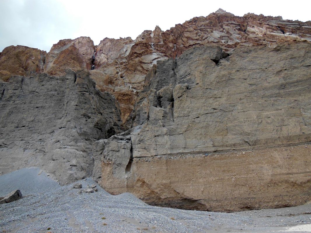 16 Limestone Cliffs Hems In The Shaksgam Valley Between Kerqin And River Junction Camps On Trek To K2 North Face In China